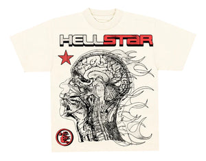 Hellstar Studios Cranium Tee "Cream"