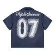 Triple Sevens Nylon Button Up Shirt 