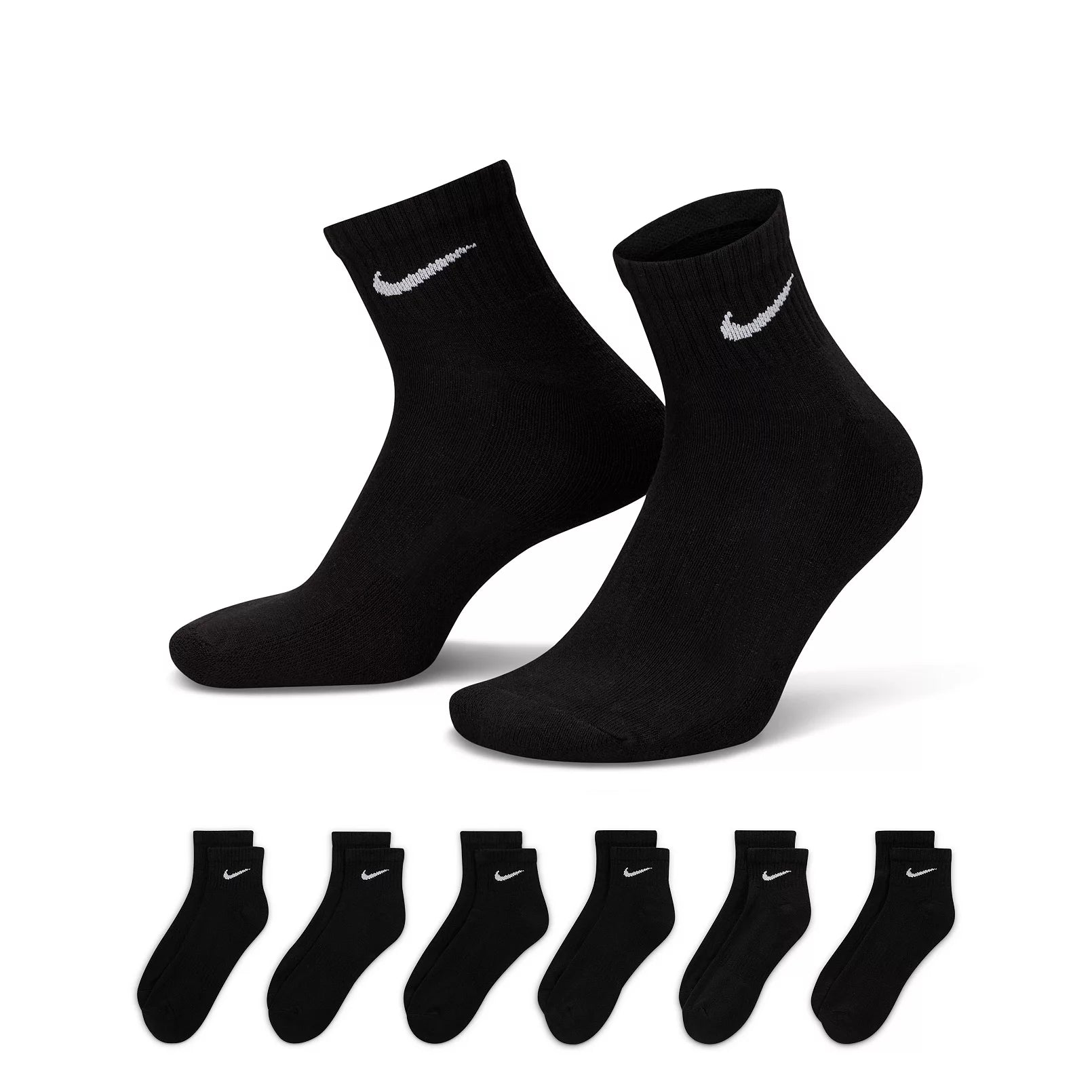 Men's Nike 6-Pack Everyday Cushion Ankle Training Socks 