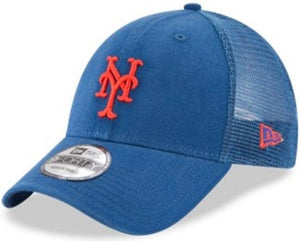 New Era New York Mets 9Forty Trucker Snapback Royal Bottom "Royal Blue Orange"