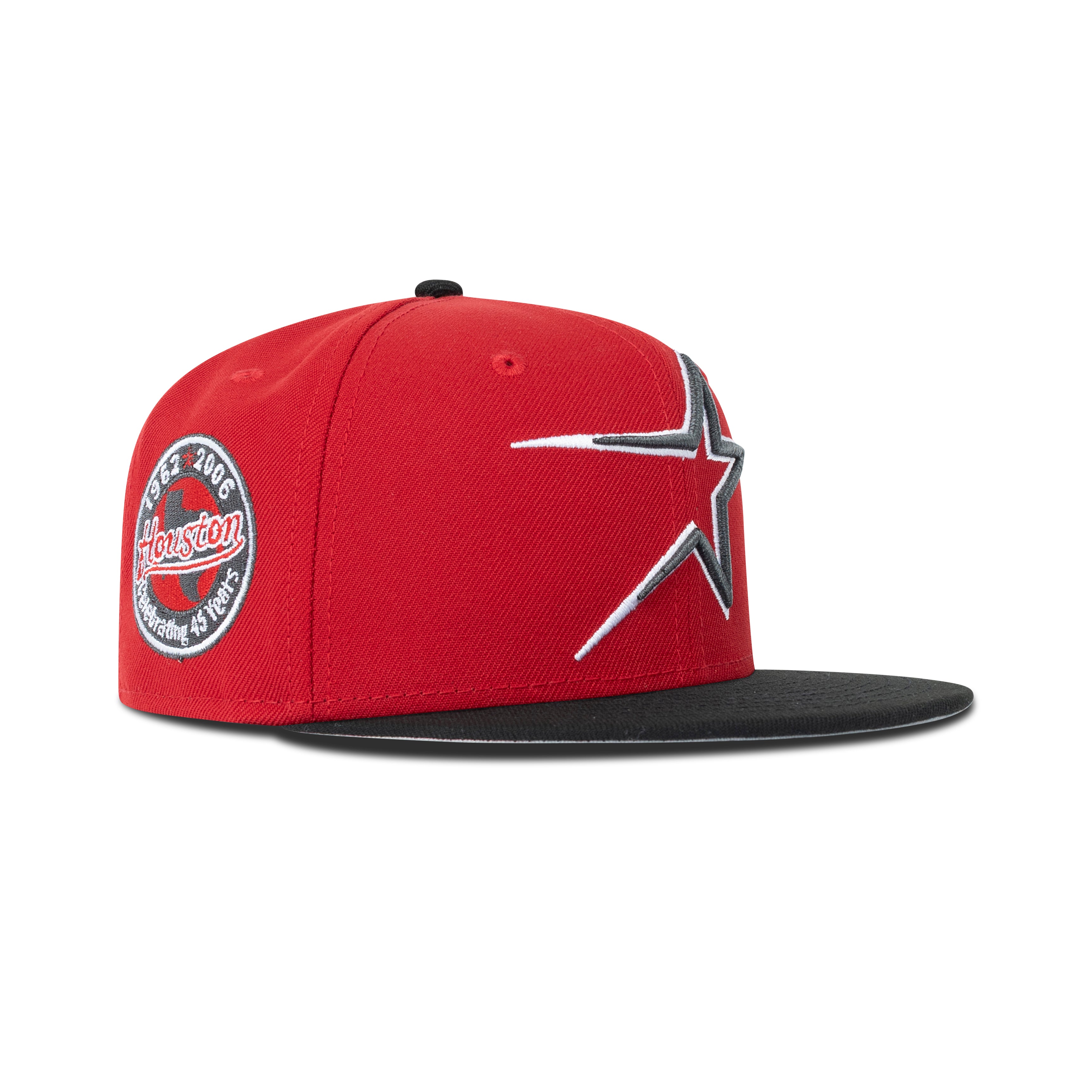New Era Houston Astros Fitted Grey Bottom 