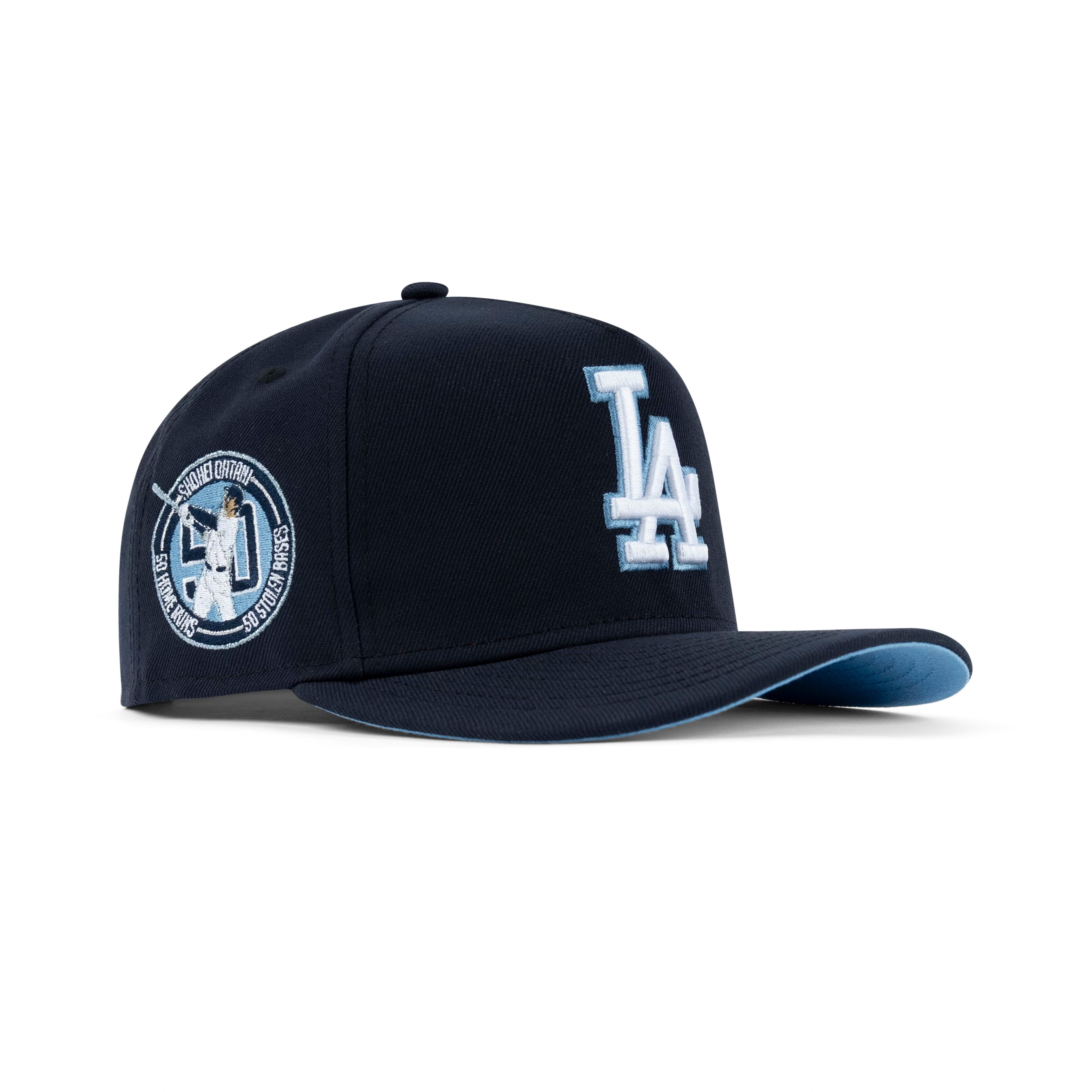 New Era Los Angeles Dodgers A-Frame Snapback Sky Bottom 