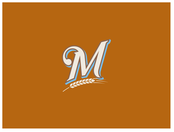 New Era Milwaukee Brewers Fitted Grey Bottom 