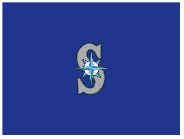 New Era Seattle Mariners Fitted Sky Bottom 