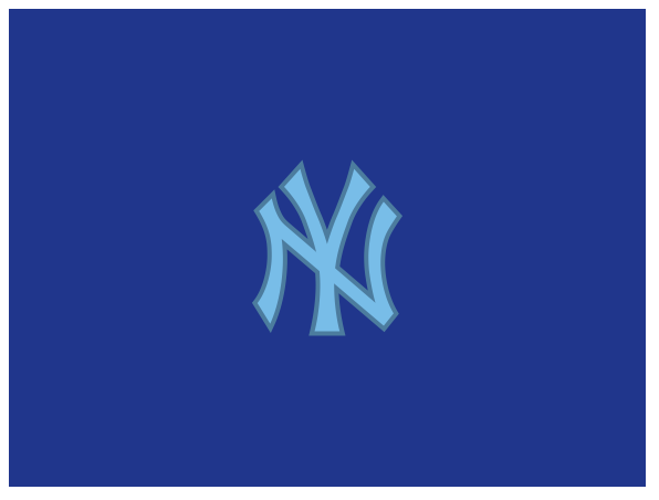 New Era New York Yankees Fitted Sky Bottom 