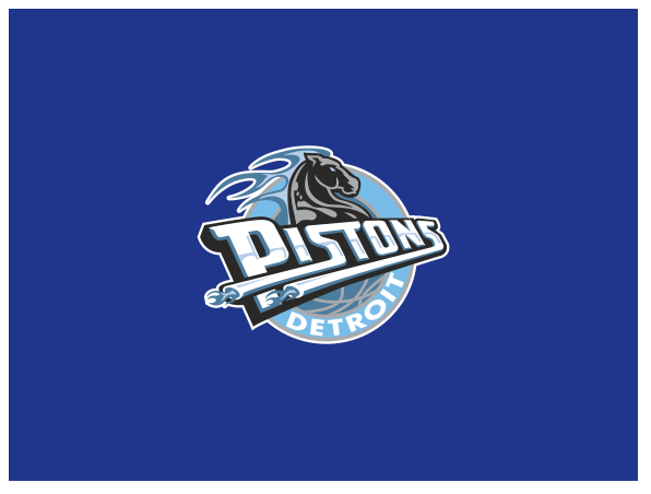 New Era Detroit Pistons Fitted Sky Bottom 
