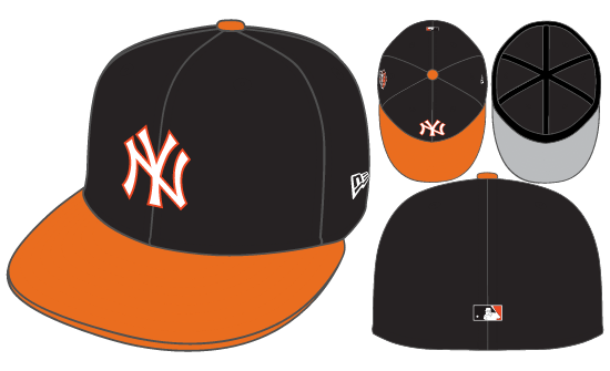 New Era New York Yankees Fitted Gray Bottom 