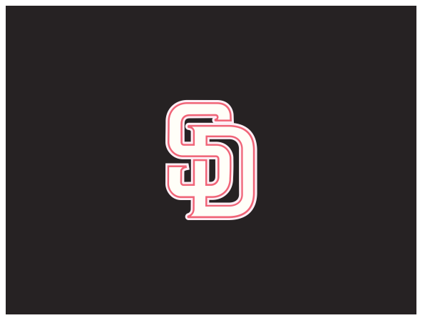 New Era San Diego Padres Fitted Pink Bottom 