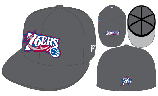 New Era Philadelphia 76ers Fitted 