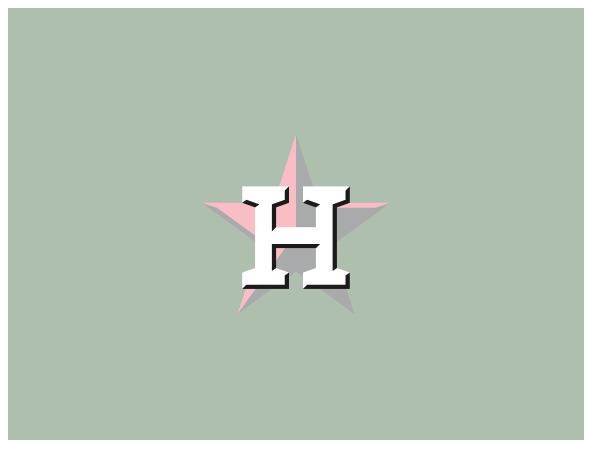 New Era Houston Astros Fitted Pink Bottom 