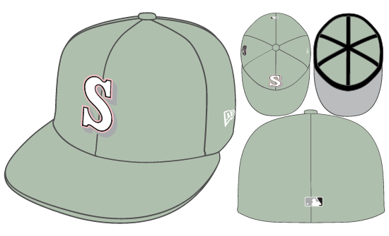 New Era Seattle Mariners Fitted Grey Bottom 