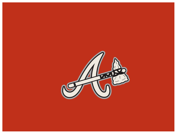 New Era Atlanta Braves Fitted Grey Bottom 