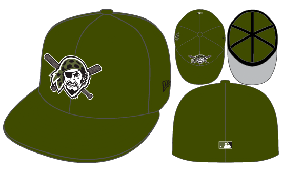 New Era Pittsburgh Pirates Fitted Gray Bottom 