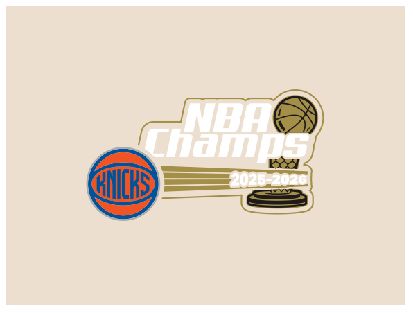 New Era New York Knicks NBA Champs A-Frame Snapback 