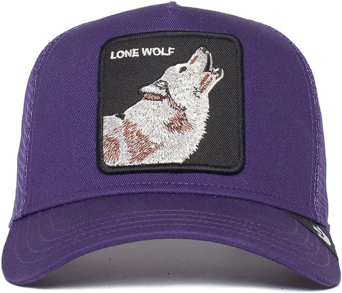 Goorin Bros The Lone Wolf Snapback Trucker Hat "Purple"