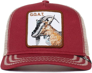 Goorin Bros The Goat Snapback Trucker Hat "Red"