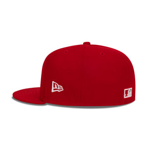 New Era L.A. Anaheim Angels Fitted Green Bottom "Red Green" (40th Season Embroidery)
