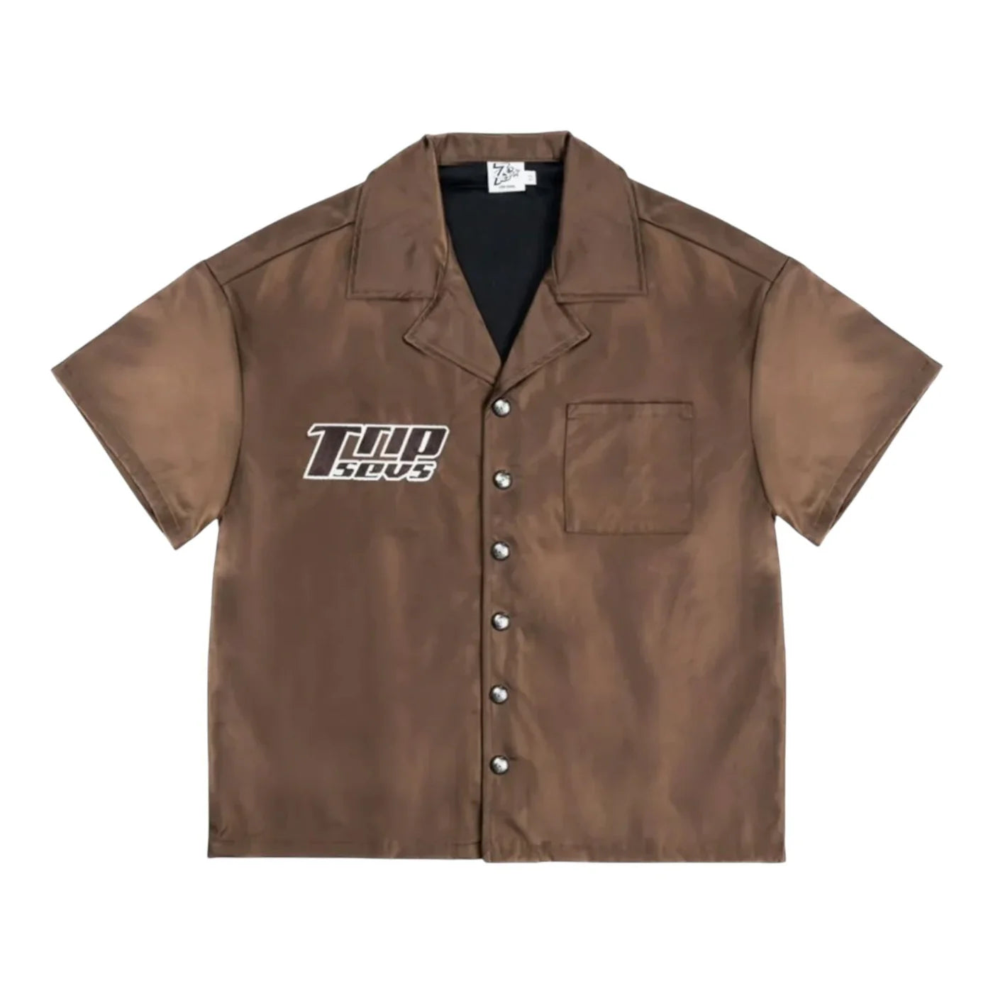 Triple Sevens Nylon Button Up Shirt 