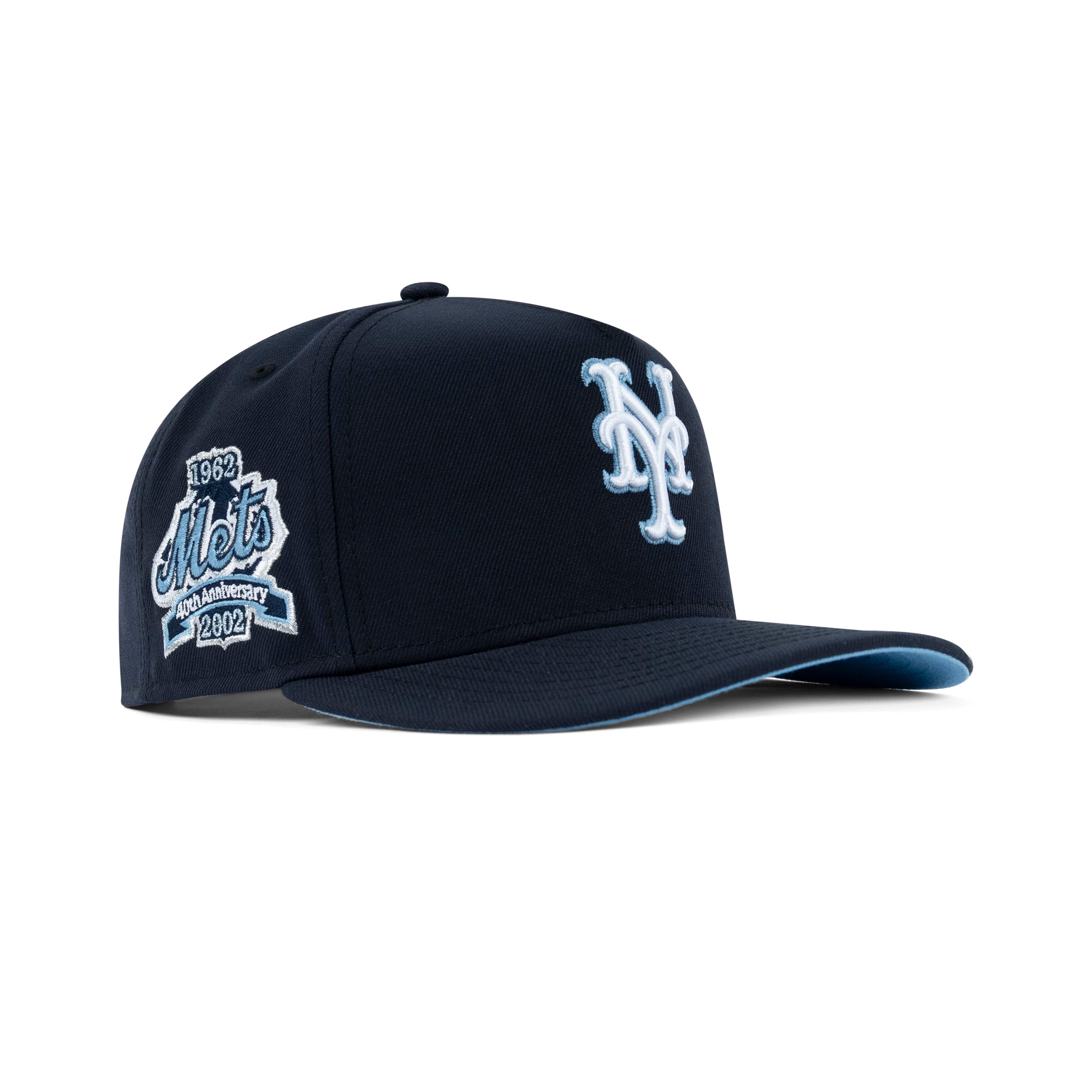 New Era New York Mets A-Frame Snapback Sky Bottom 