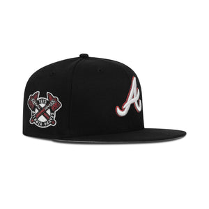 New Era Atlanta Braves Fitted Grey Bottom 