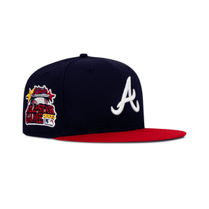 New Era Atlanta Braves Fitted Green Bottom "Navy Red White" (2000 All Star Game Embroidery)