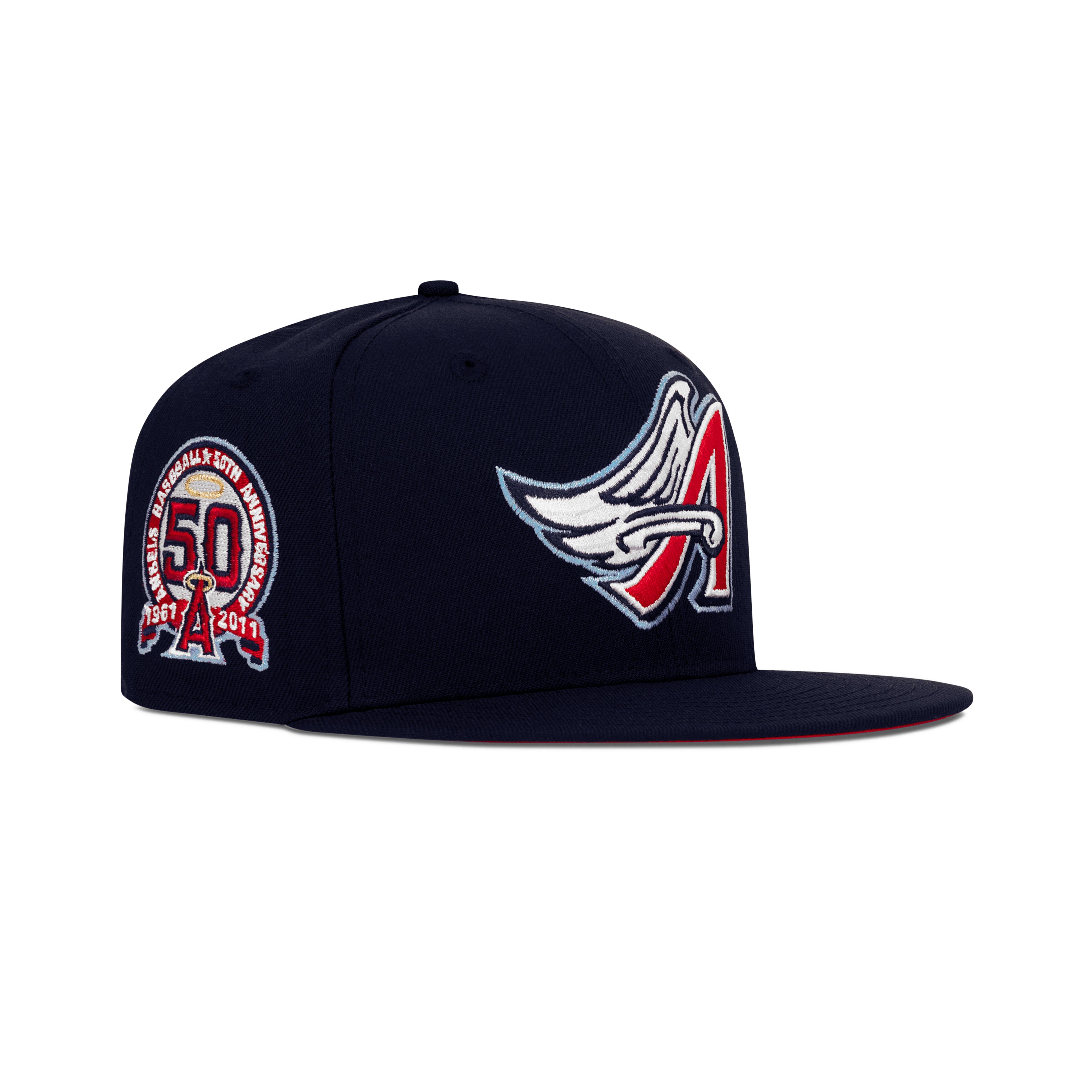 New Era L.A. Anaheim Angels Fitted Red Bottom 