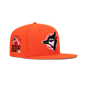 New Era Toronto Blue Jays Fitted Red Bottom "Orange Black" (1991 Toronto All Star Game Embroidery)