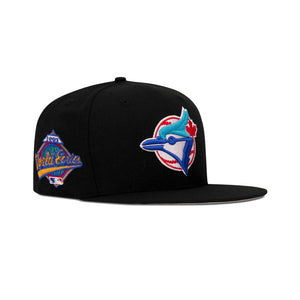 New Era Toronto Blue Jays Fitted Pink Bottom "Black Blue Red" (1993 World Series Embroidery)