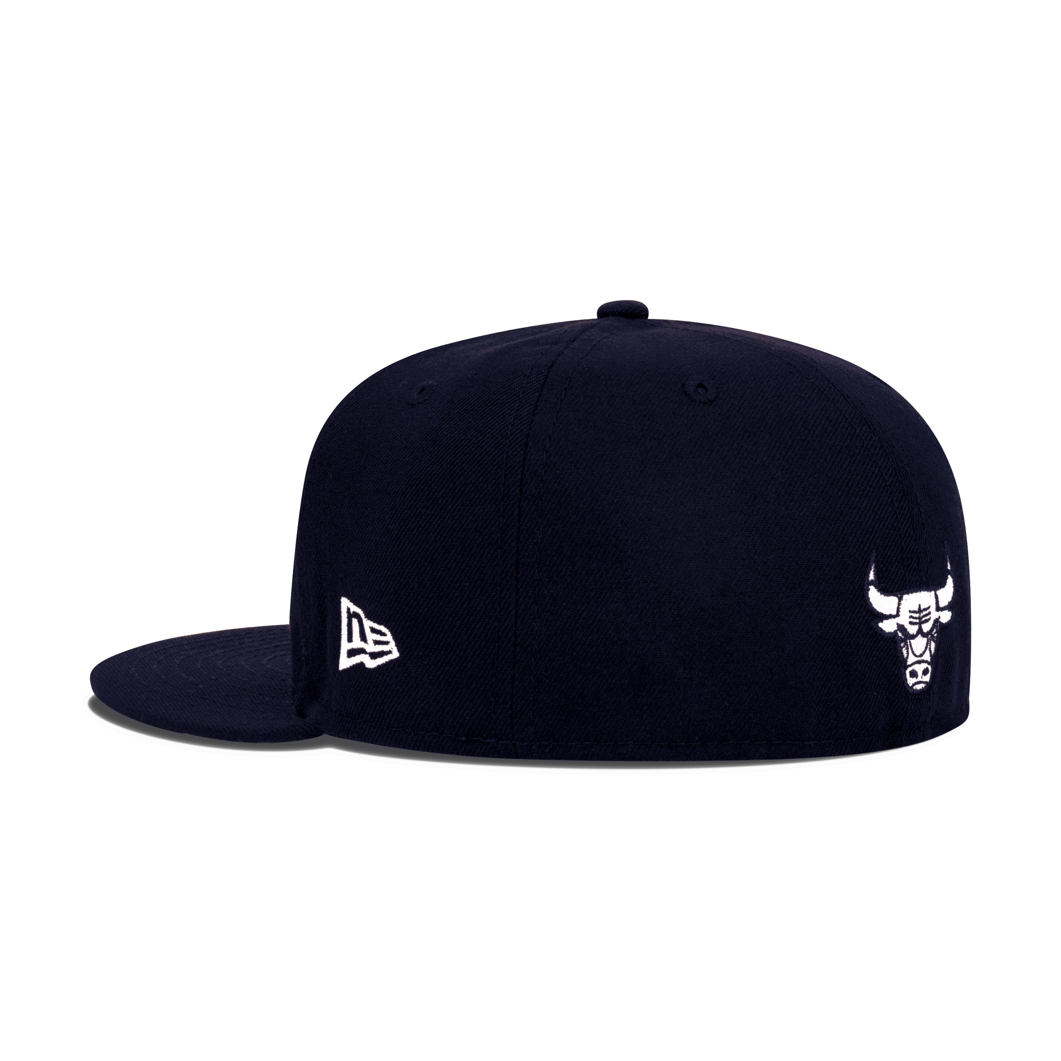 New Era Chicago Bulls Fitted Grey Bottom 
