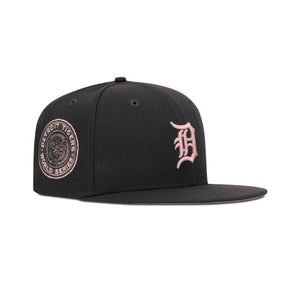New Era Detroit Tigers Fitted Pink Bottom "Dark Grey Pink" (World Series Embroidery)
