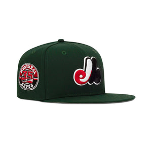 New Era Montreal Expos Fitted Grey Bottom "Green Black Red" (35th Anniversary Embroidery)