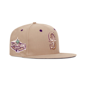 New Era Seattle Mariners Fitted Purple Bottom "Camel Purple" (2001 All Star Game Embroidery)