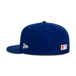 New Era New York Mr. Mets Fitted Grey Bottom "Royal Orange" (50th Anniversary Embroidery)