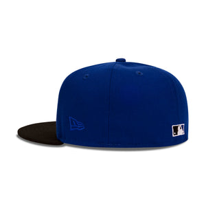 New Era New York Mets Fitted Grey Bottom "Royal Black" (2000 Subway Series Embroidery)