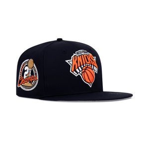 New Era New York Knicks Fitted Grey Bottom 
