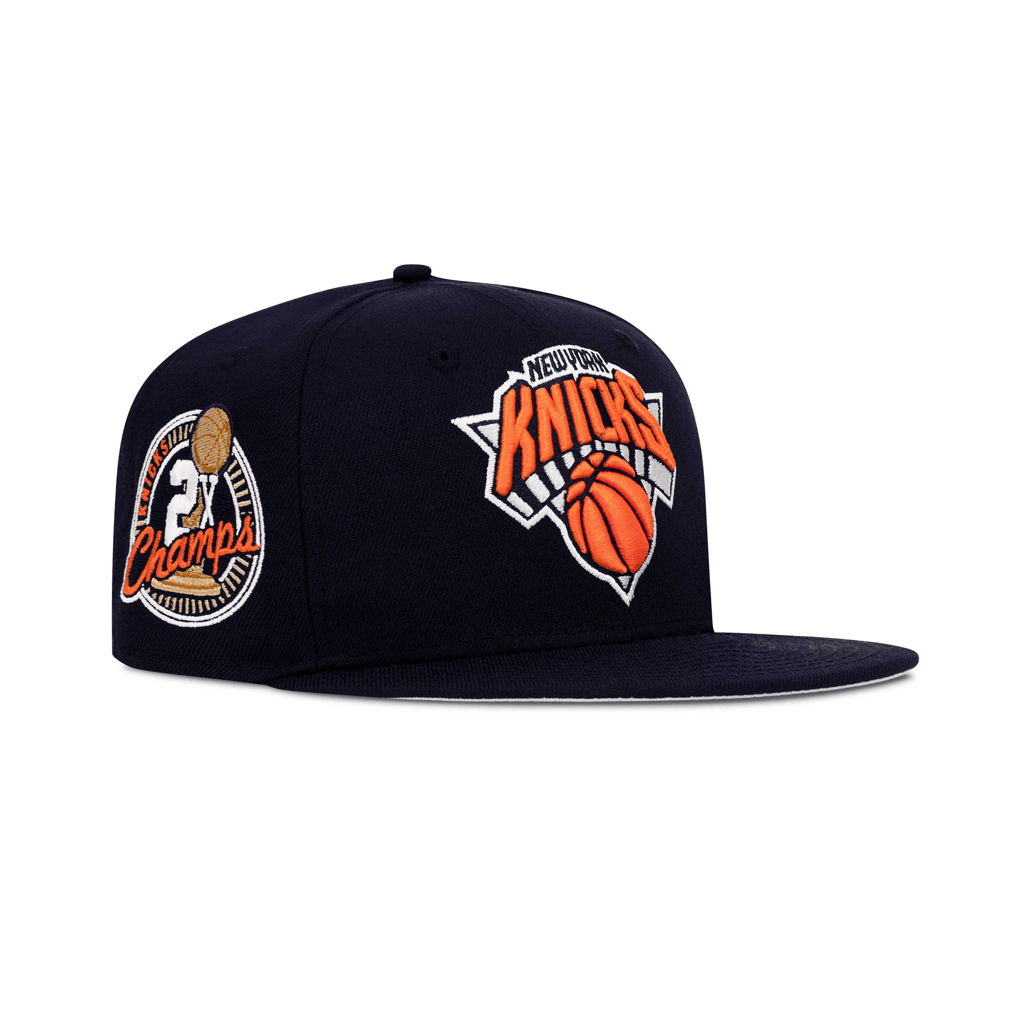 New Era New York Knicks Fitted Grey Bottom 