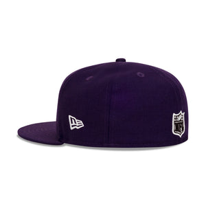 New Era Oakland Raiders Fitted Grey Bottom "Purple Black"