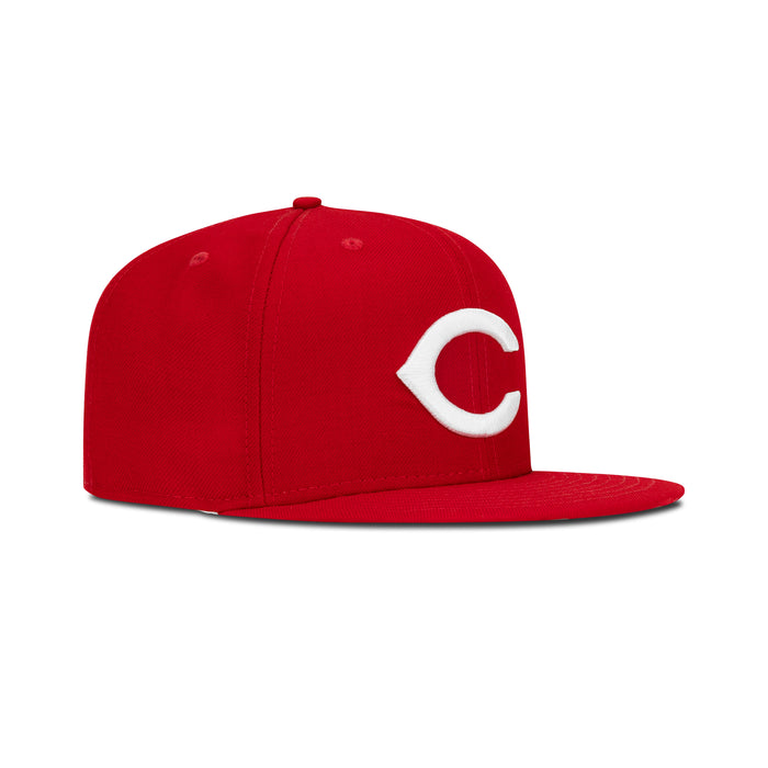 New Era Cincinnati Reds Fitted Grey Bottom "Red White" (1990 World Series Embroidery)