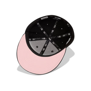New Era Chicago White Sox Fitted Pink Bottom "Black Pink" (White All Star Game 2003 Embroidery)