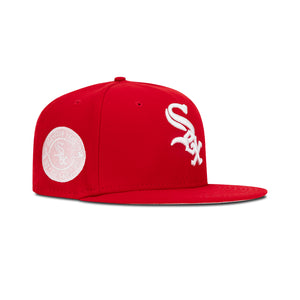 New Era Chicago White Sox Fitted Pink Bottom "Red White" (All Star Years Embroidery)
