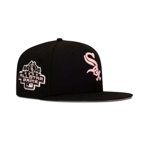 New Era Chicago White Sox Fitted Pink Bottom "Black Pink" (2003 All Star Game Embroidery)