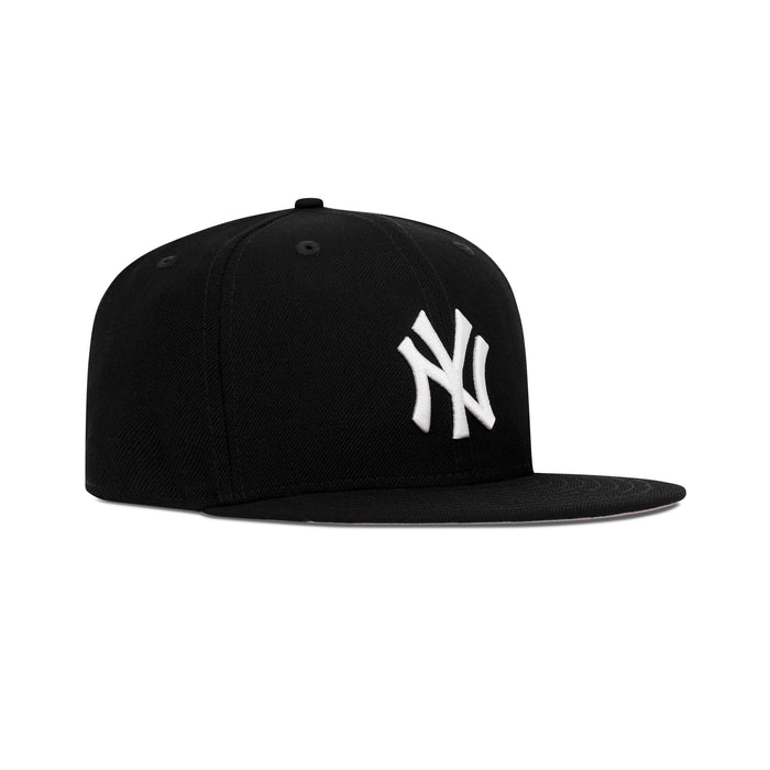 New Era New York Yankees Fitted Grey Bottom "Black White"
