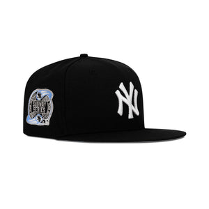 New Era New York Yankees Fitted Sky Bottom "Black White" (2000 Subway Series Embroidery)