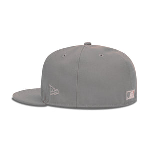 New Era New York Yankees Fitted Pink Bottom "Grey Pink" (1998 World Series Embroidery)