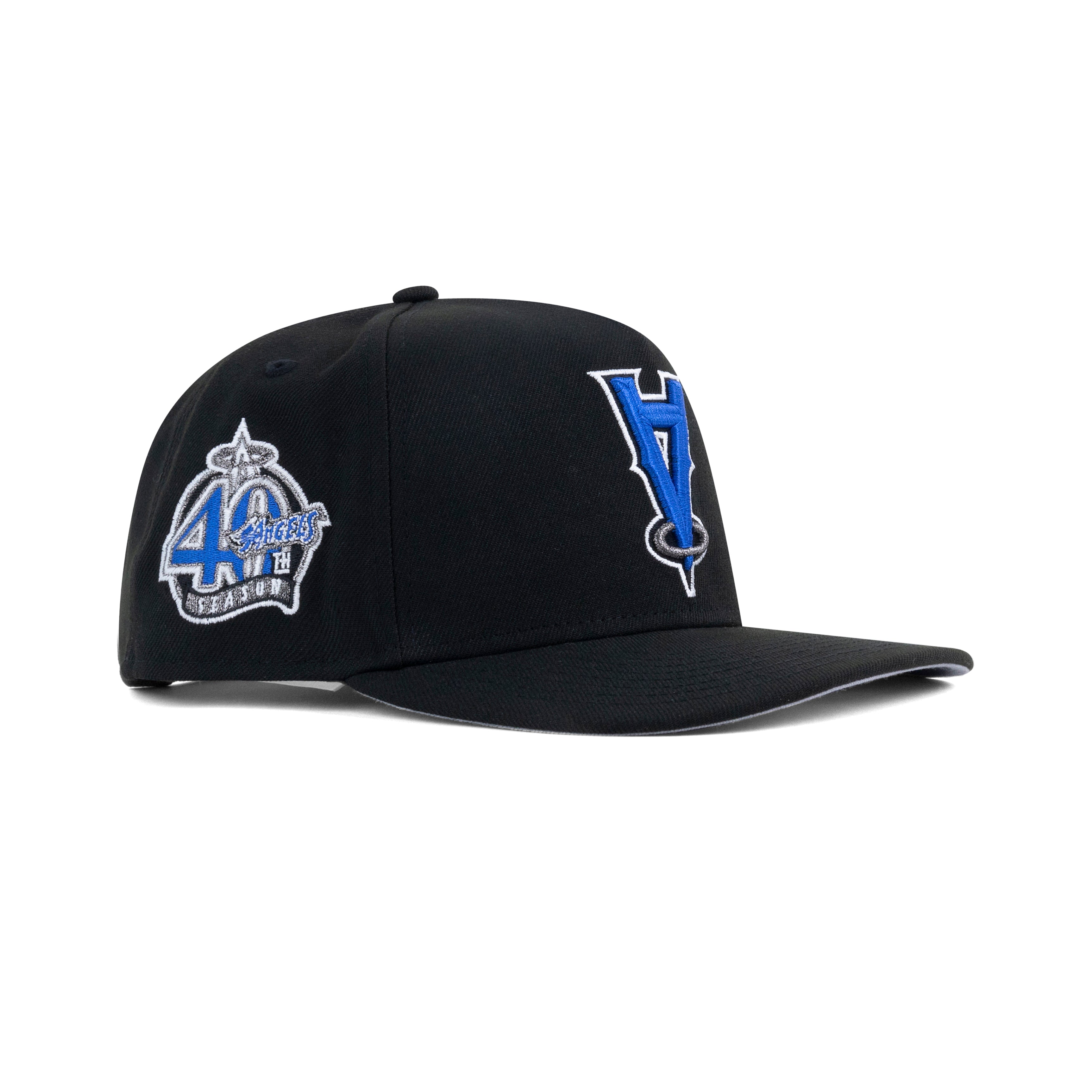 New Era Upside Down Anaheim Angels A-Frame Snapback Grey Bottom 