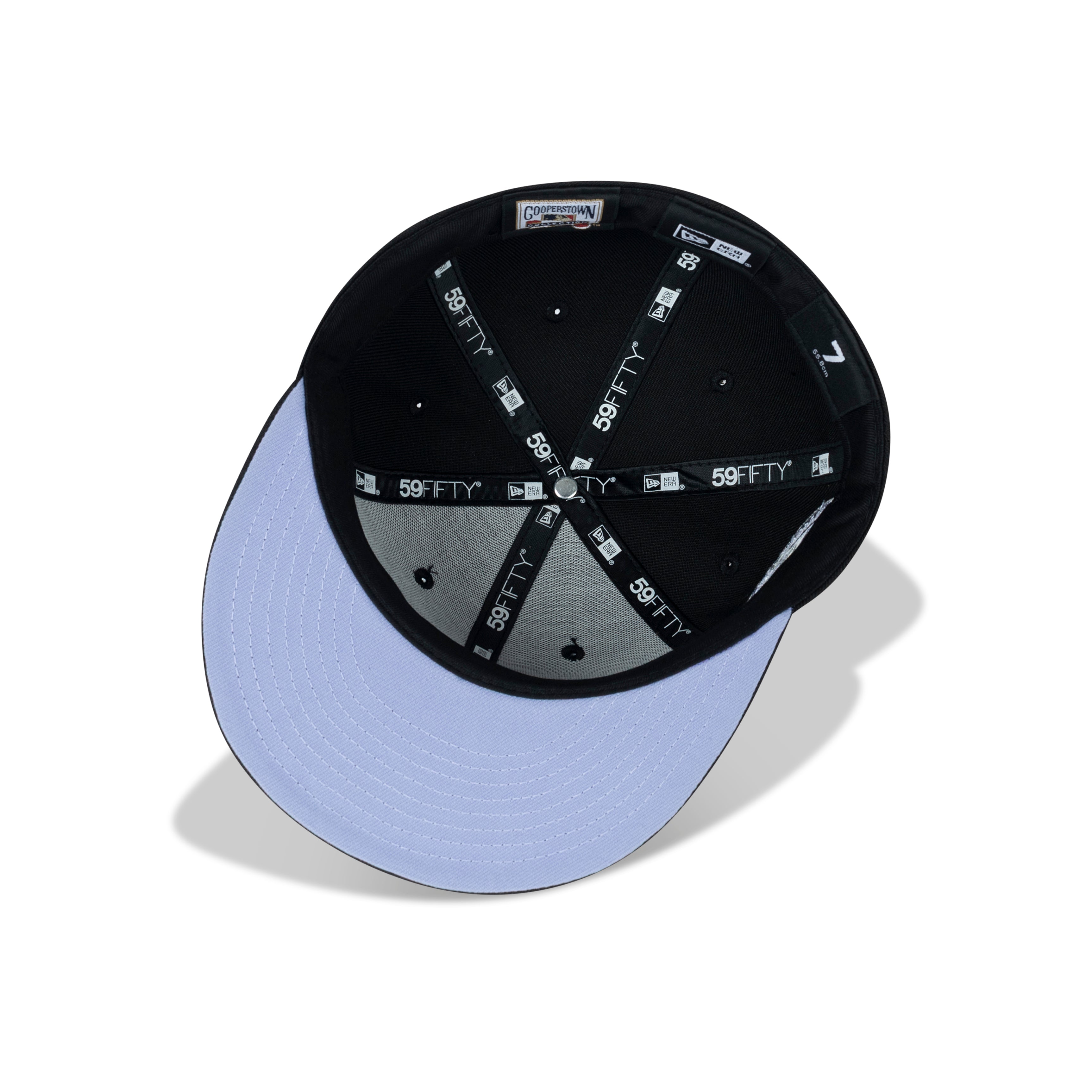 New Era L.A. Anaheim Angels Fitted Lavender Bottom 