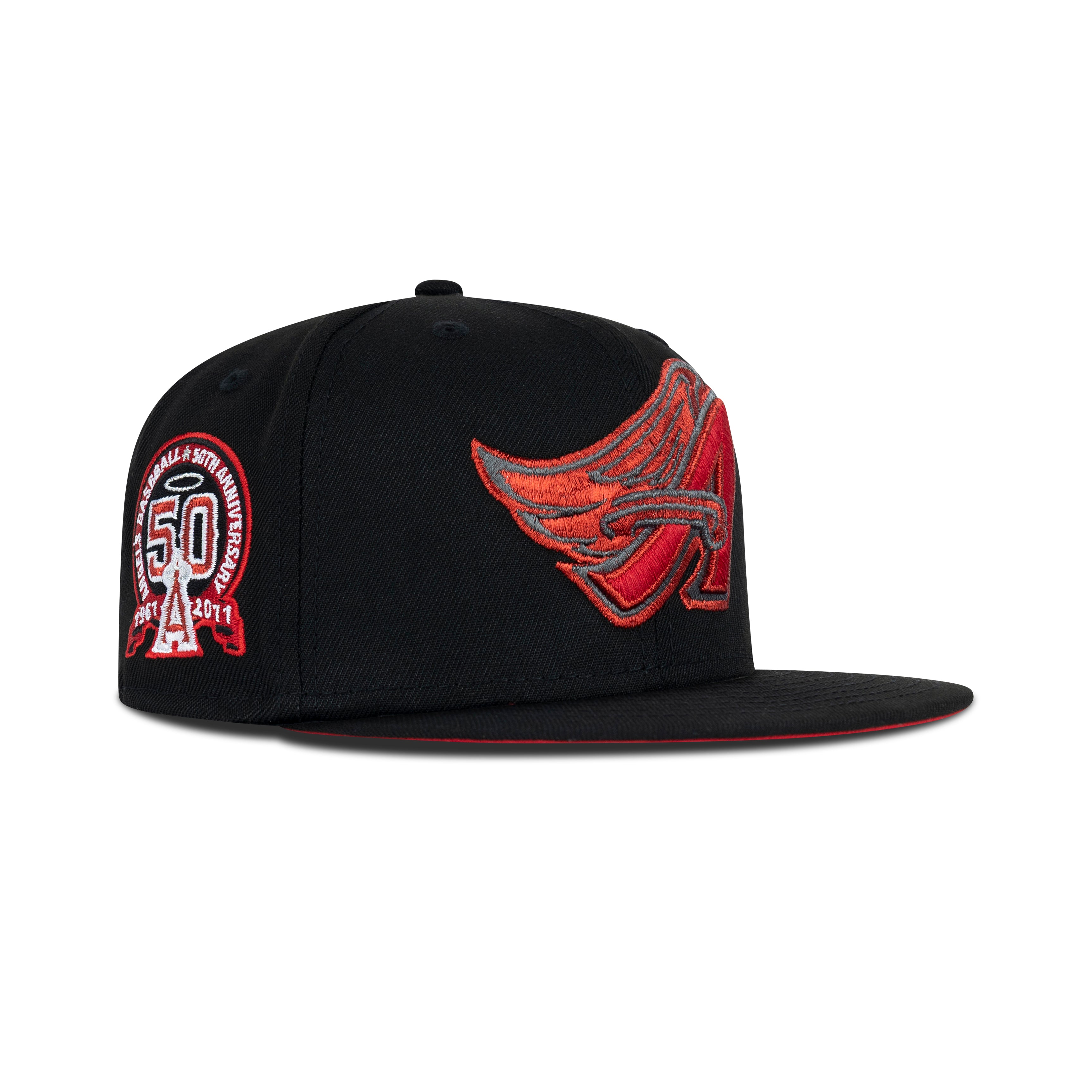 New Era L.A. Anaheim Angels Fitted Red Bottom 