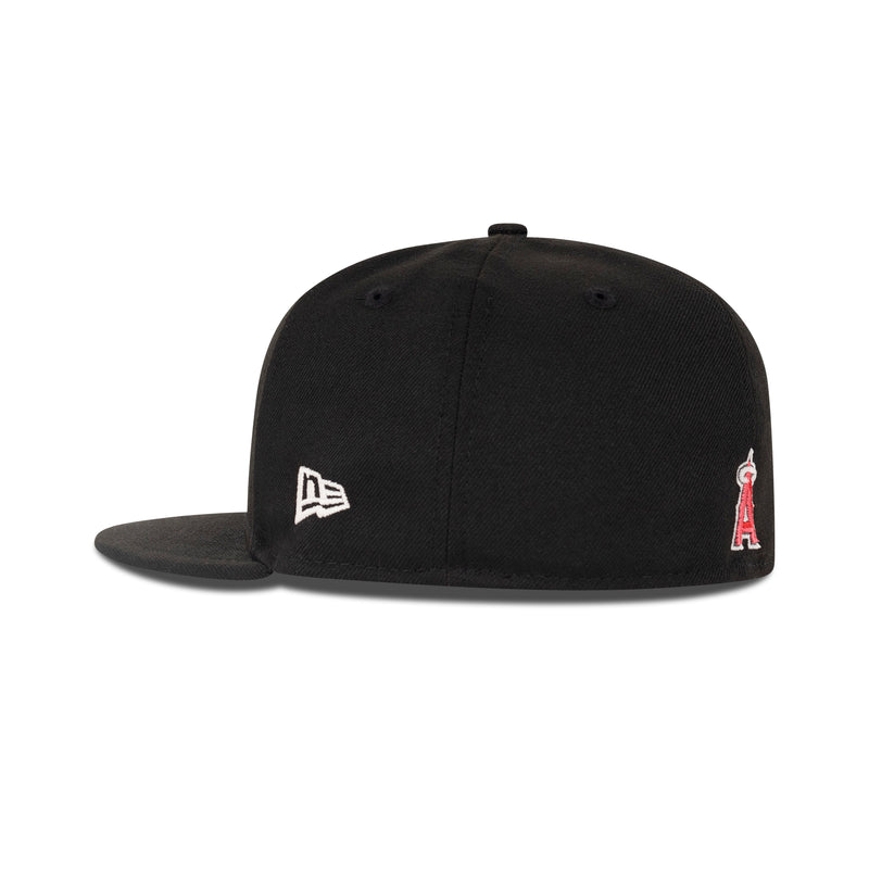New Era L.A. Anaheim Angels Fitted Pink Bottom 