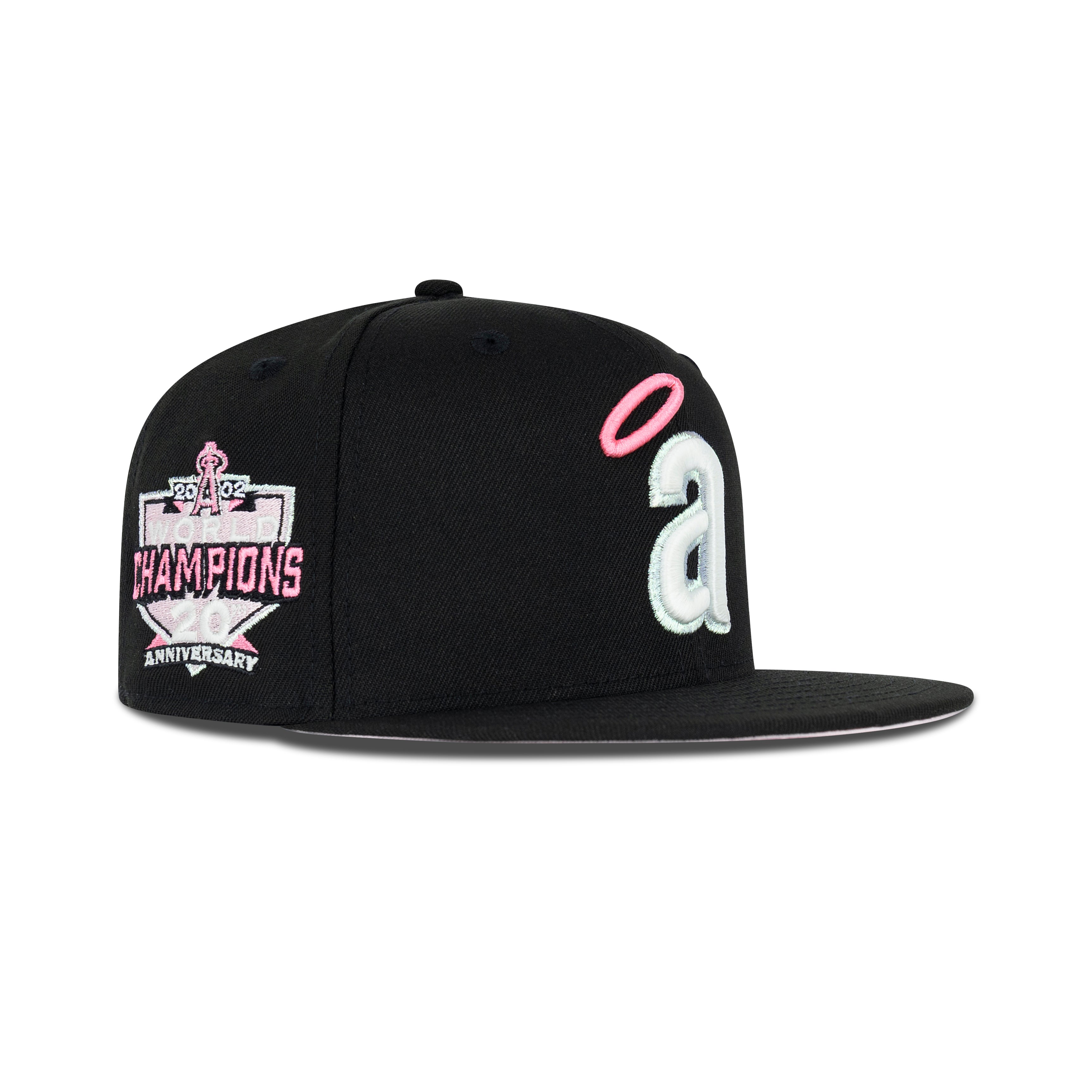New Era L.A. Anaheim Angels Fitted Pink Bottom 