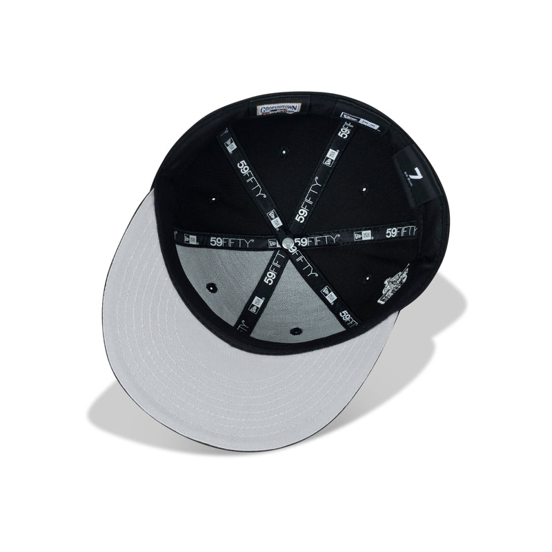 New Era L.A. Anaheim Angels Upside Down Logo Fitted Grey Bottom 
